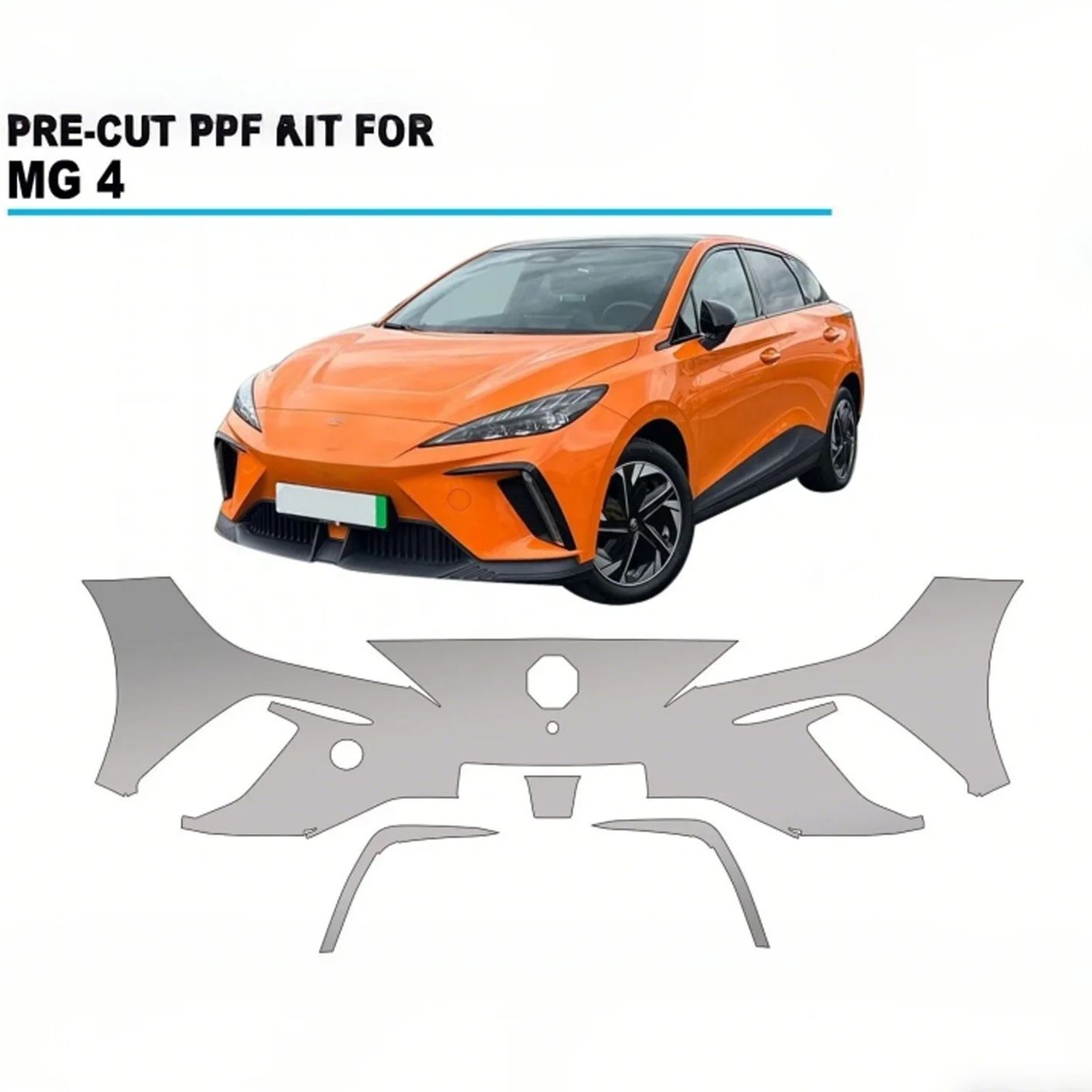 Tpu Ppf Self Healing Film - MG MG4 2022-UP TPU 범퍼 후드