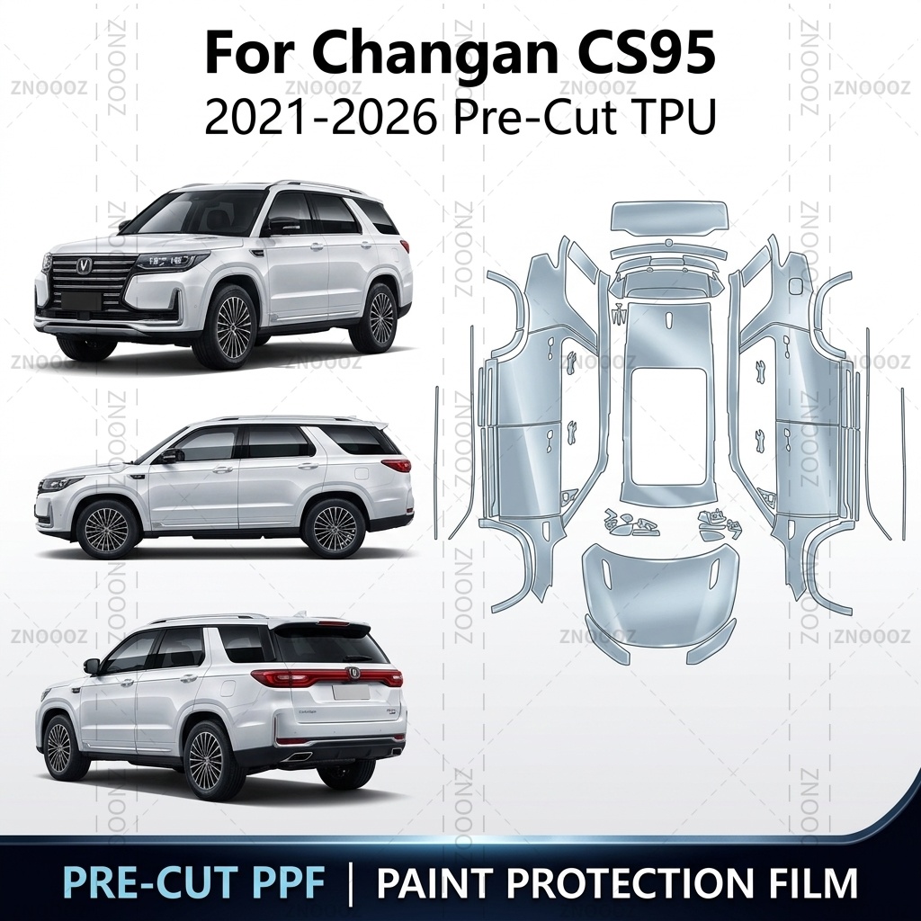 Ppf Film Clear Gloss Tpu - 2021-2026년형 창안 CS95용 사전 절단 TPU