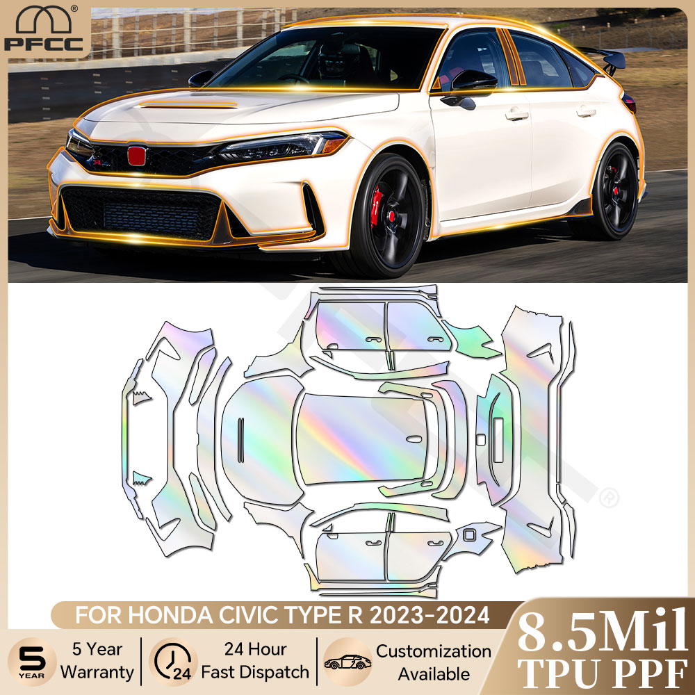 Car Paint Protection Film Kit Pre Cut - 혼다 시빅 타입 R 2023-2025 8.5mil