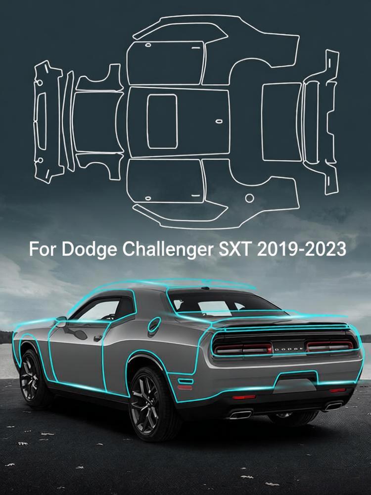 Tpu Ppf Self Healing Film - 닷지 챌린저 SXT 2019-2023 TPU 범퍼