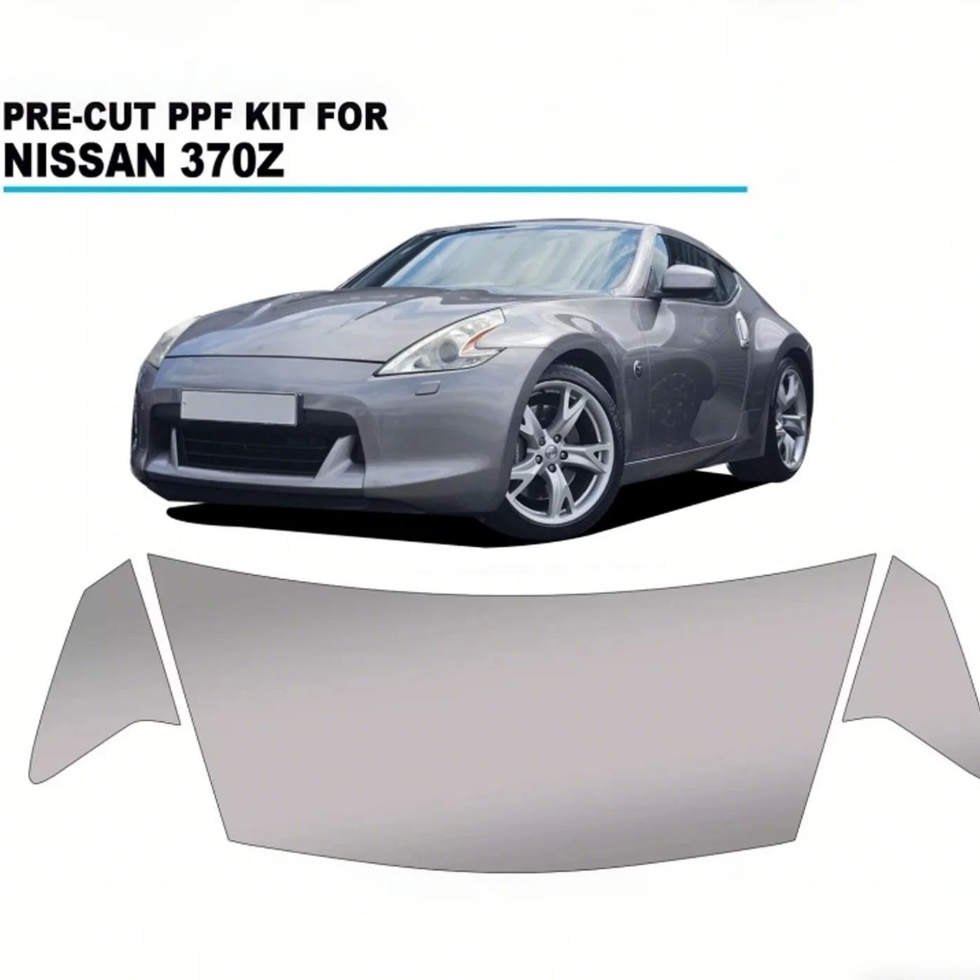 Car Paint Protection Film Kit Pre Cut - 8.5mil TPU 후드 범퍼 페인트 보호