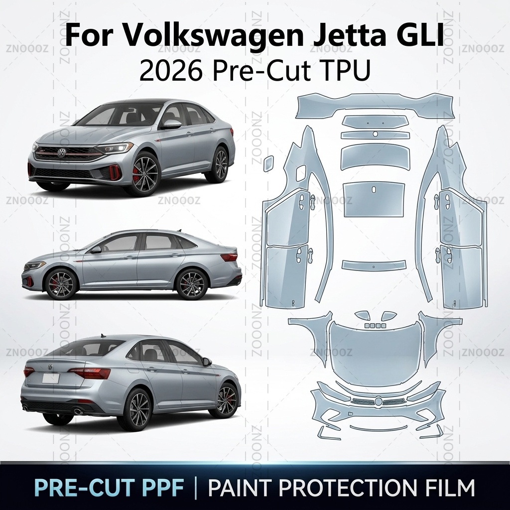 Ppf Film Clear Gloss Tpu - 폭스바겐 제타 GLI 2026용 사전 절단
