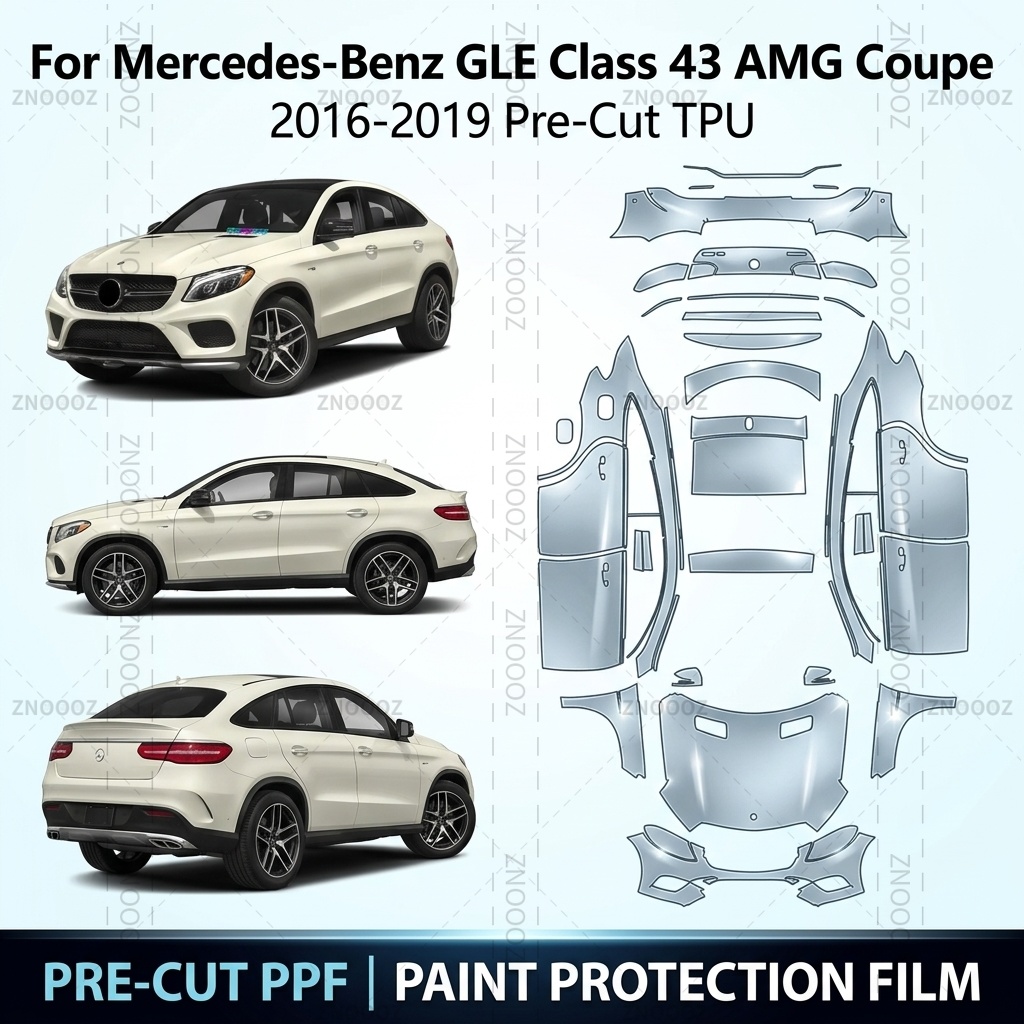 Ppf Film Clear Gloss Tpu - 메르세데스-벤츠 GLE 클래스 43 AMG 쿠페