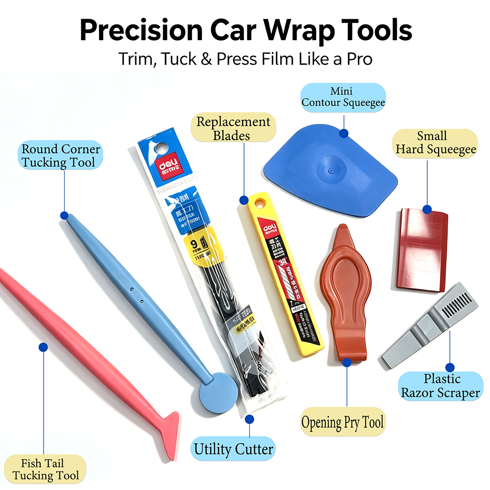 AUTOBRIGHT 다용도 자동차 비닐 랩 스퀴지 도구 - Ppf Installer Tool Kit Squeegee 리뷰 및 가격