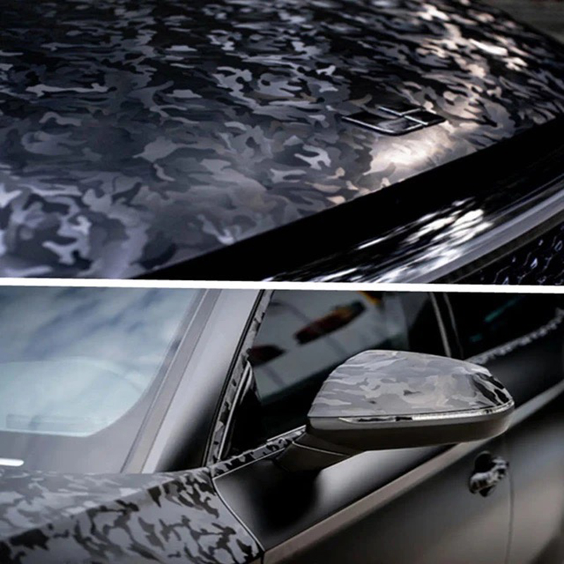 프리미엄 고스트 블랙 스텔스 위장 비닐 랩 필름 (에어 - Car Wrap Film Matte Black 리뷰 및 가격