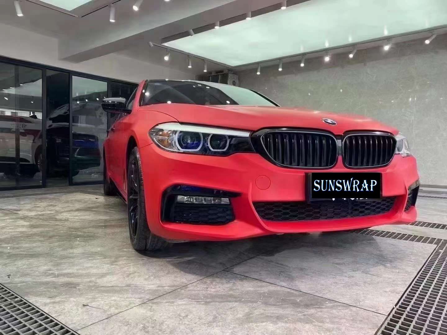 무광 자동차 랩핑 필름 새틴 무광 카민 레드 차량 랩핑 - Car Vinyl Wrap Roll 1.52X18M 리뷰 및 가격