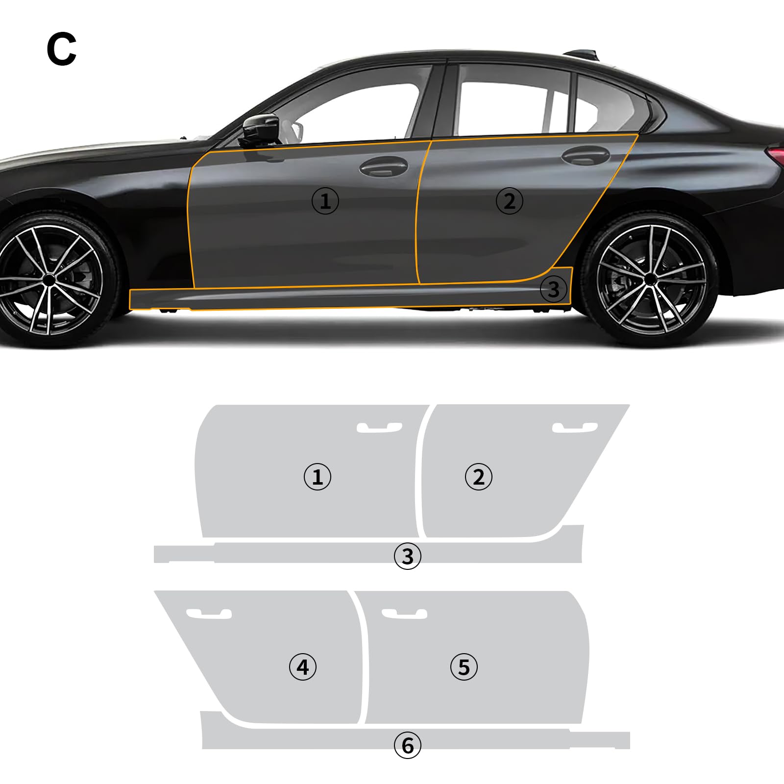 BMW 3 시리즈 M-Sport 2019-2022 TP - Paint Protection Film Matte 리뷰 및 가격