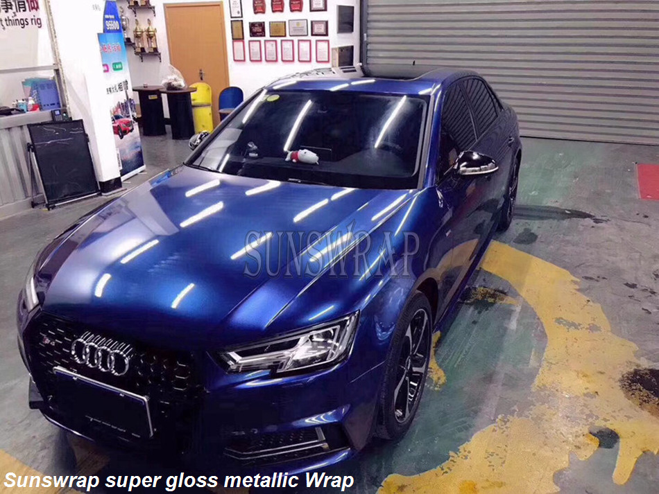 글로스 메탈릭 갤럭시 블루 자동차 랩핑 비닐 필름 기포 - Car Vinyl Wrap Roll 1.52X18M 리뷰 및 가격