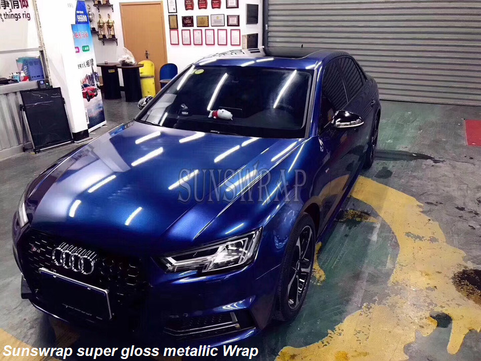글로스 메탈릭 갤럭시 블루 자동차 랩핑 비닐 필름 기포 - Car Vinyl Wrap Roll 1.52X18M 리뷰 및 가격