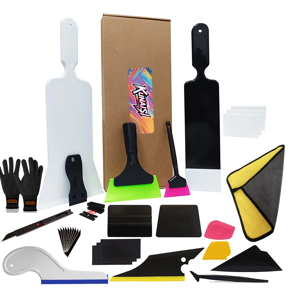 쿠나이시 윈도우 틴트 도구 키트, 자동차 틴팅, 앞유리 - Ppf Installer Tool Kit Squeegee 리뷰 및 가격