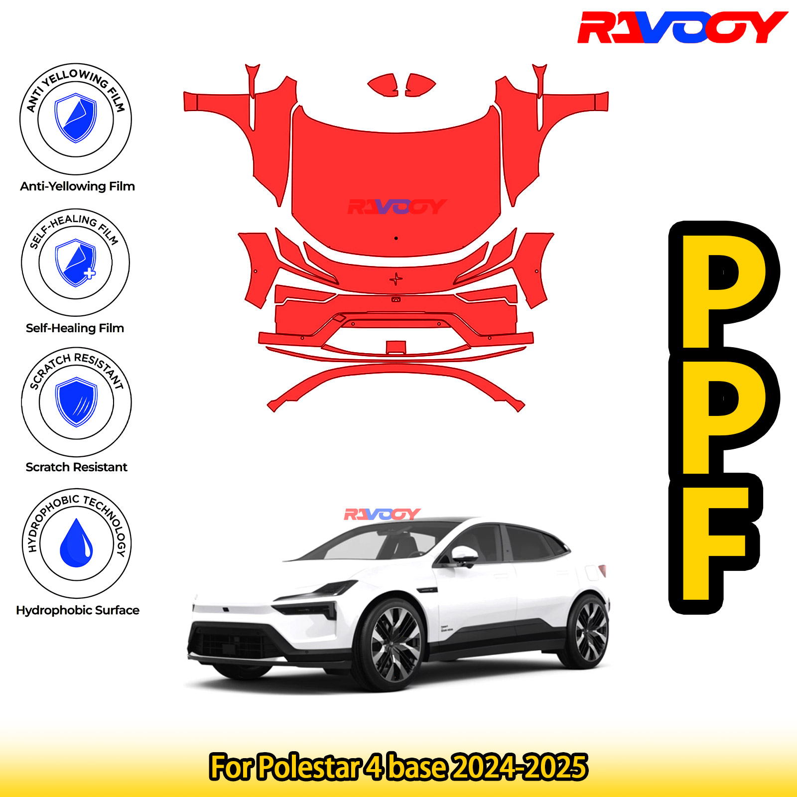 폴레스타 4 베이스 2024-2026 글로시 매트 블랙 - Paint Protection Film Matte 리뷰 및 가격