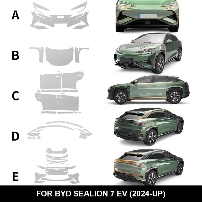 BYD 씰라이언 7 EV 2024 2025 프리컷 PP - Tpu Ppf Self Healing Film 리뷰 및 가격