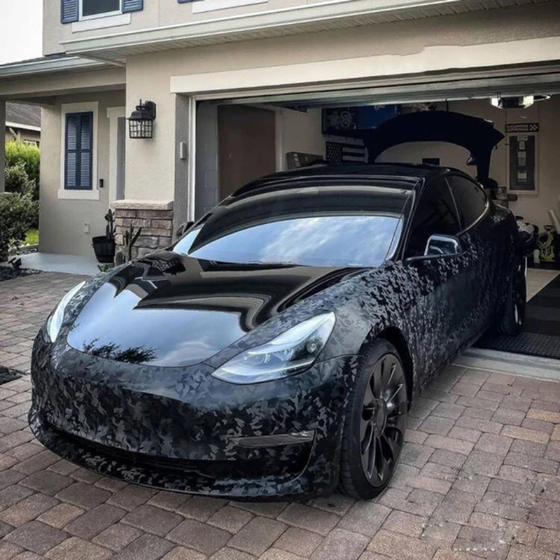 PET 소재의 검은색 스텔스 차량용 래핑 필름, 공기  - Car Wrap Film Matte Black 리뷰 및 가격