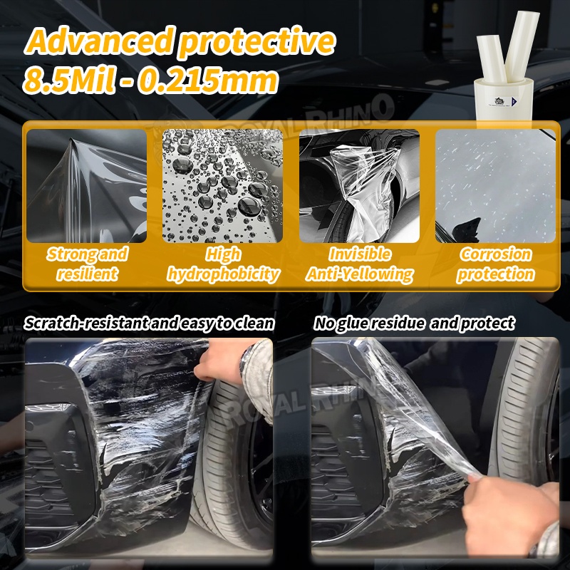 습식 설치 215미크론 8.5밀 TPU PPF 광택 투 - Tpu Ppf Self Healing Film 리뷰 및 가격