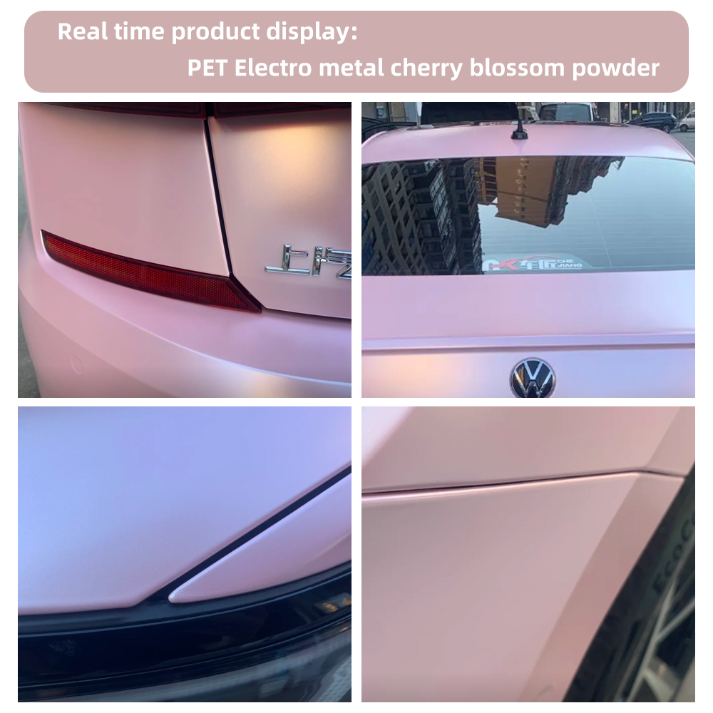 전기 메탈릭 체리 핑크 색상의 풀 차량 래핑용 비닐 P - Car Vinyl Wrap Roll 1.52X18M 리뷰 및 가격