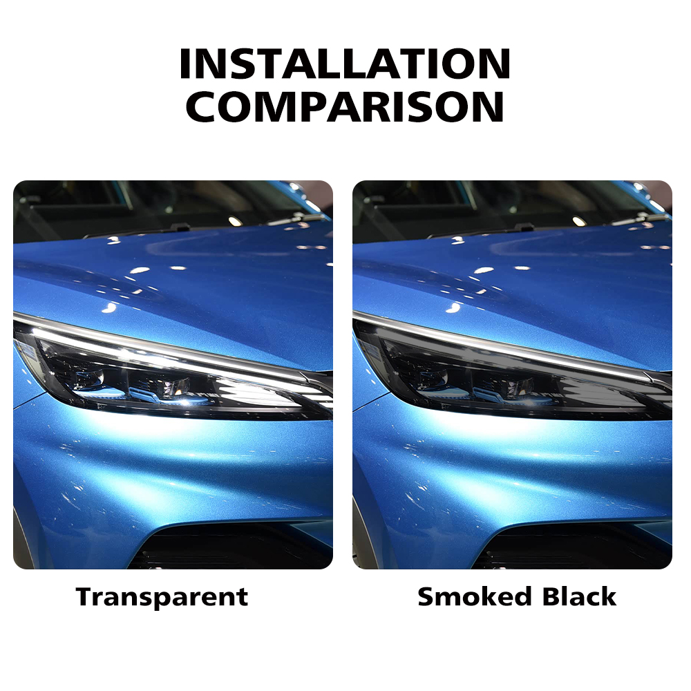 스모크 블랙 프리컷 자동차 헤드라이트 보호 필름 BYD - Car Wrap Film Matte Black 리뷰 및 가격