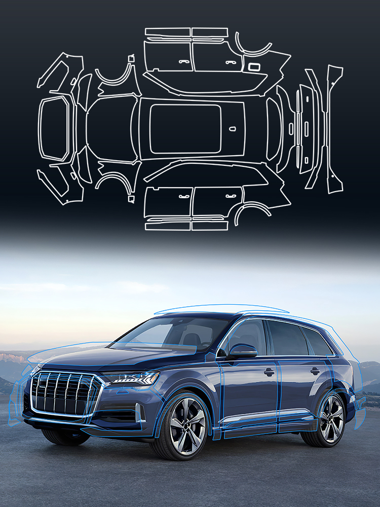아우디 Q7 2020-2024 프리컷 PPF 키트 8. - Car Paint Protection Film Kit Pre Cut 리뷰 및 가격