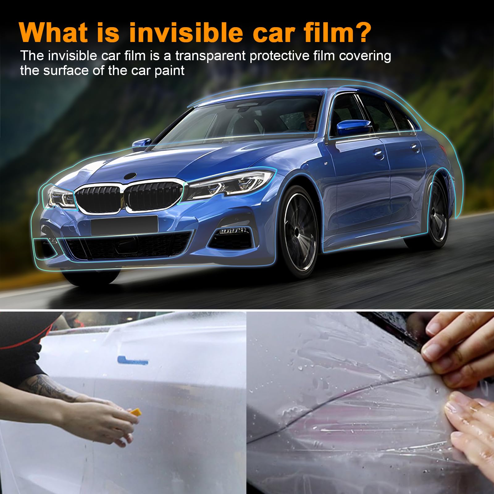 BMW 3 시리즈 M-Sport 2019-2022용 8 - Paint Protection Film Matte 리뷰 및 가격