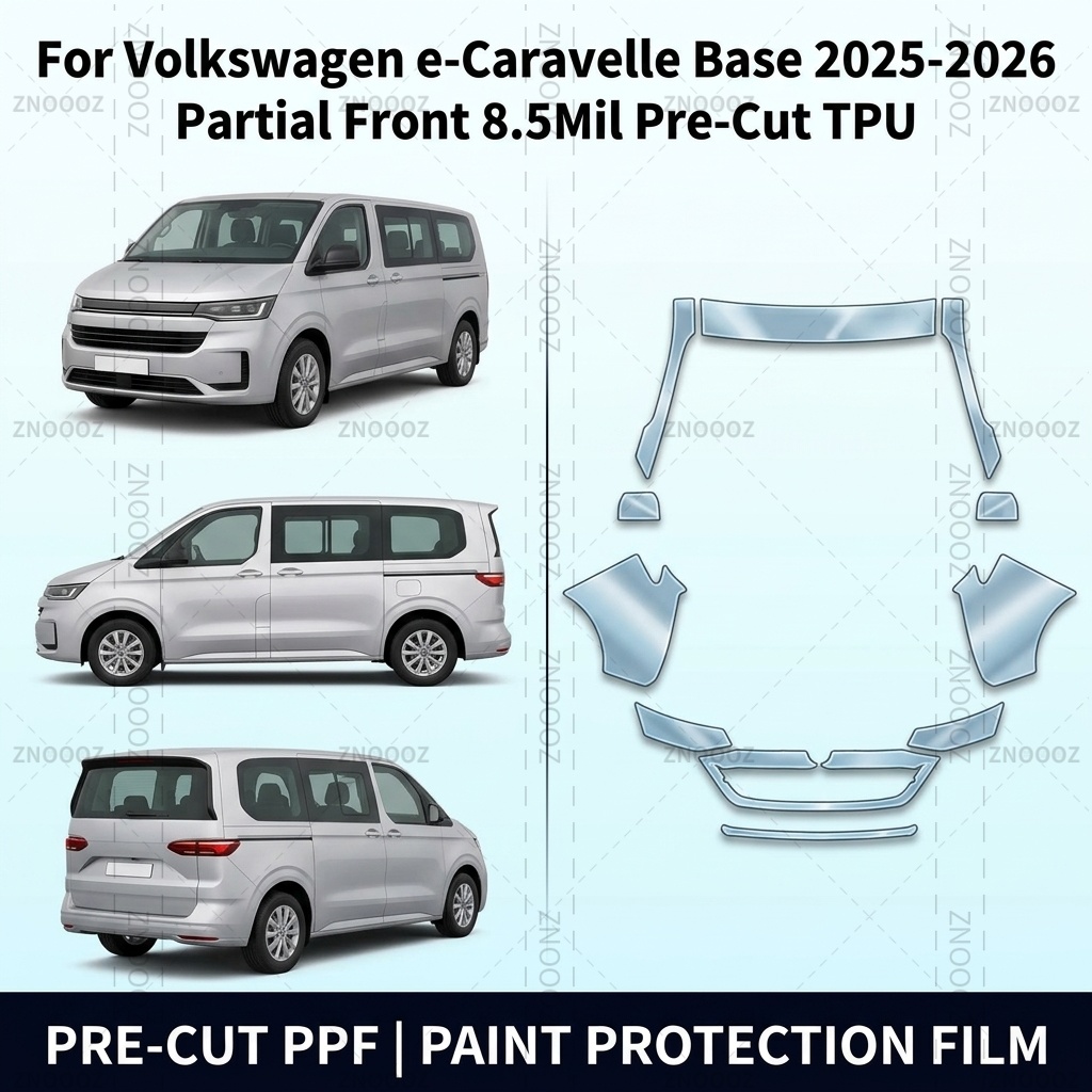 폭스바겐 e-Caravelle Base 2025-202 - Ppf Film Clear Gloss Tpu 리뷰 및 가격