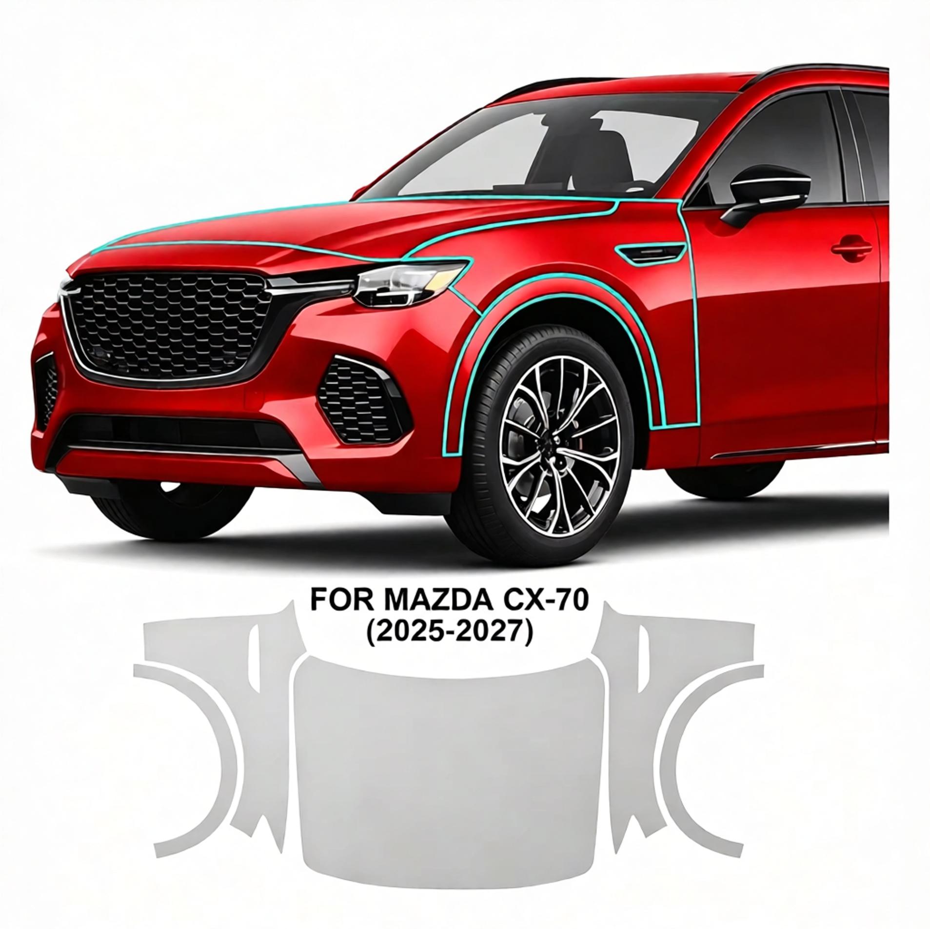 마즈다 CX70 CX-70 2025, 2026, 202 - Car Paint Protection Film Kit Pre Cut 리뷰 및 가격