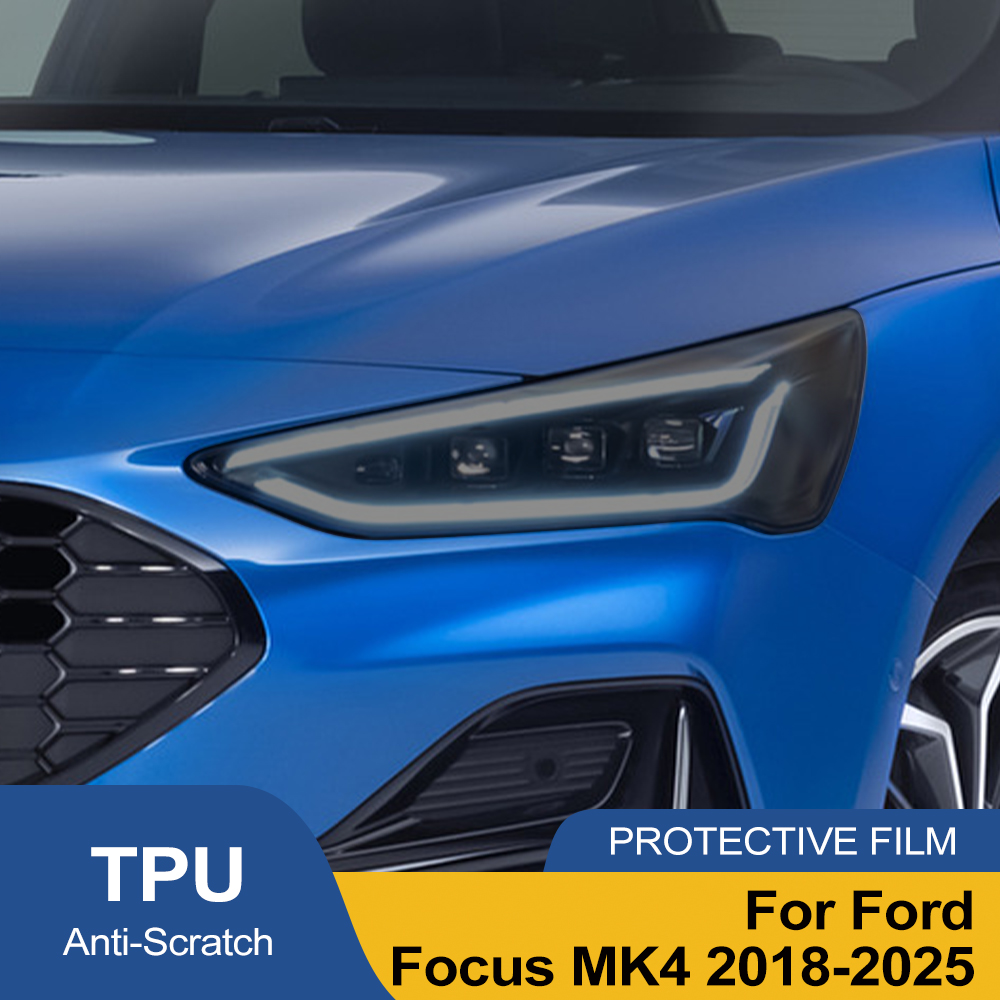포드 포커스 MK4 2018-2025용 차량 헤드라이트 - Car Wrap Film Matte Black 리뷰 및 가격