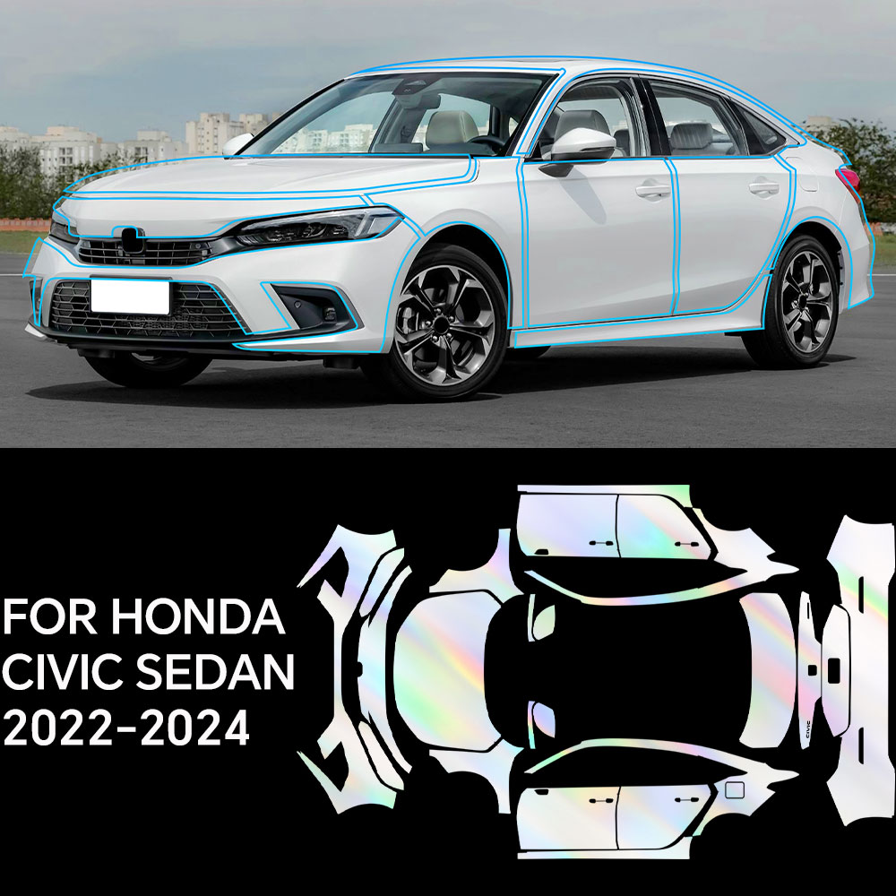 혼다 시빅 세단 2022-2024 TPU 자동차 도장  - Car Paint Protection Film Kit Pre Cut 리뷰 및 가격