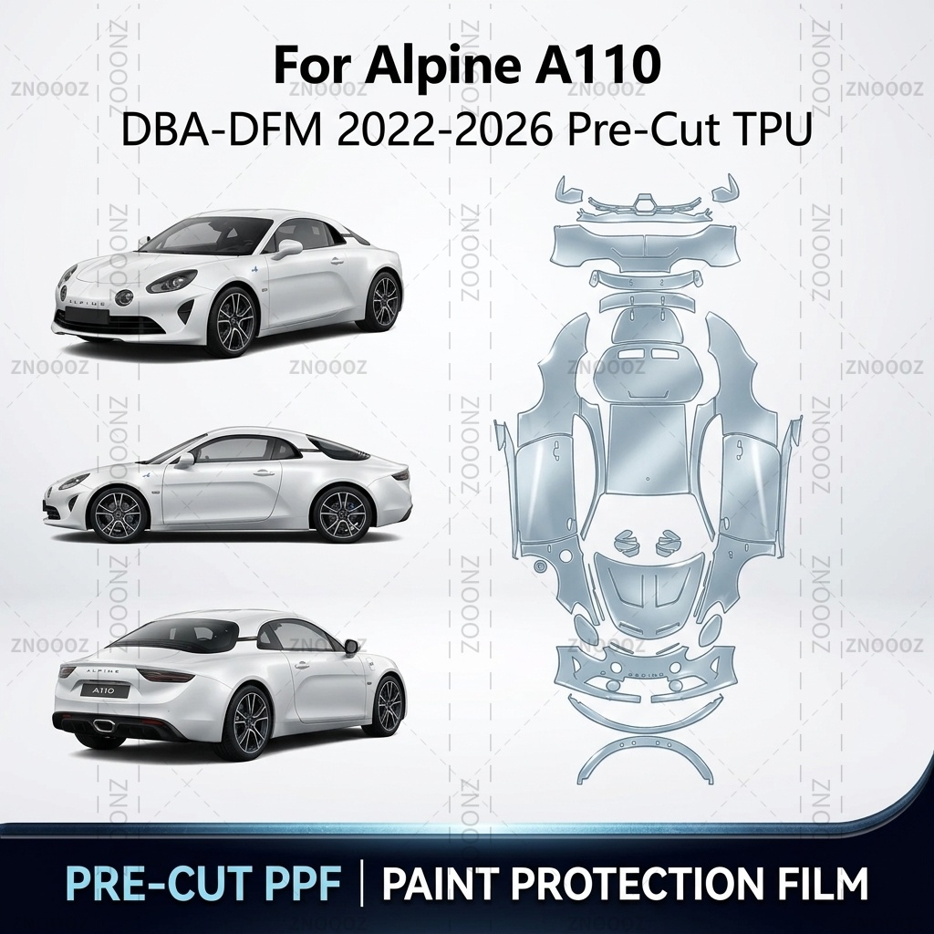 알파인 A110 (DBA-DFM) 2022-2026용  - Ppf Film Clear Gloss Tpu 리뷰 및 가격