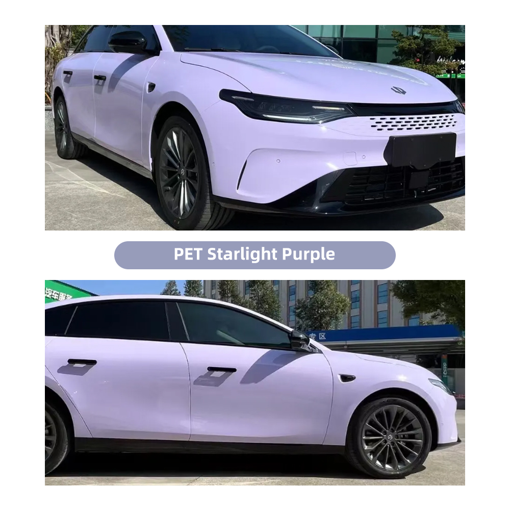 슈퍼 브라이트 스타 더스티 퍼플 풀 카 랩 비닐 PVC - Car Vinyl Wrap Roll 1.52X18M 리뷰 및 가격