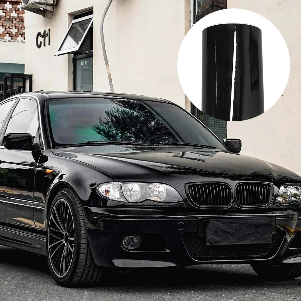 광택 있는 밝은 검정색 자동차 랩 스티커 기포 없는 색 - Car Wrap Film Matte Black 리뷰 및 가격