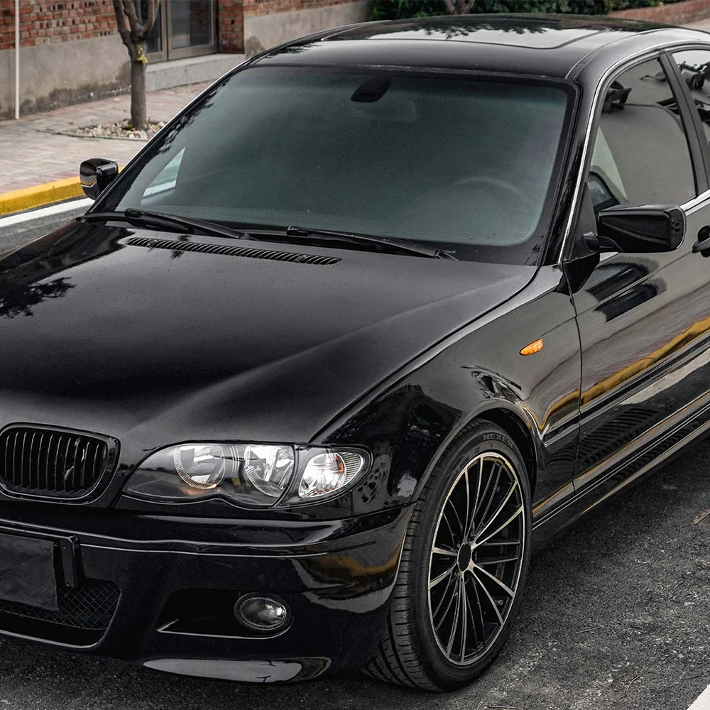 광택 있는 밝은 검정색 자동차 랩 스티커 기포 없는 색 - Car Wrap Film Matte Black 리뷰 및 가격
