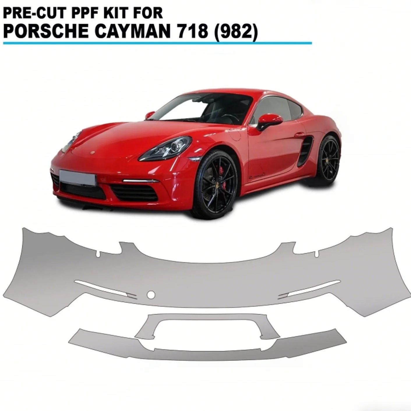 포르쉐 카이맨 718 982 2016-2019 PPF  - Tpu Ppf Self Healing Film 리뷰 및 가격