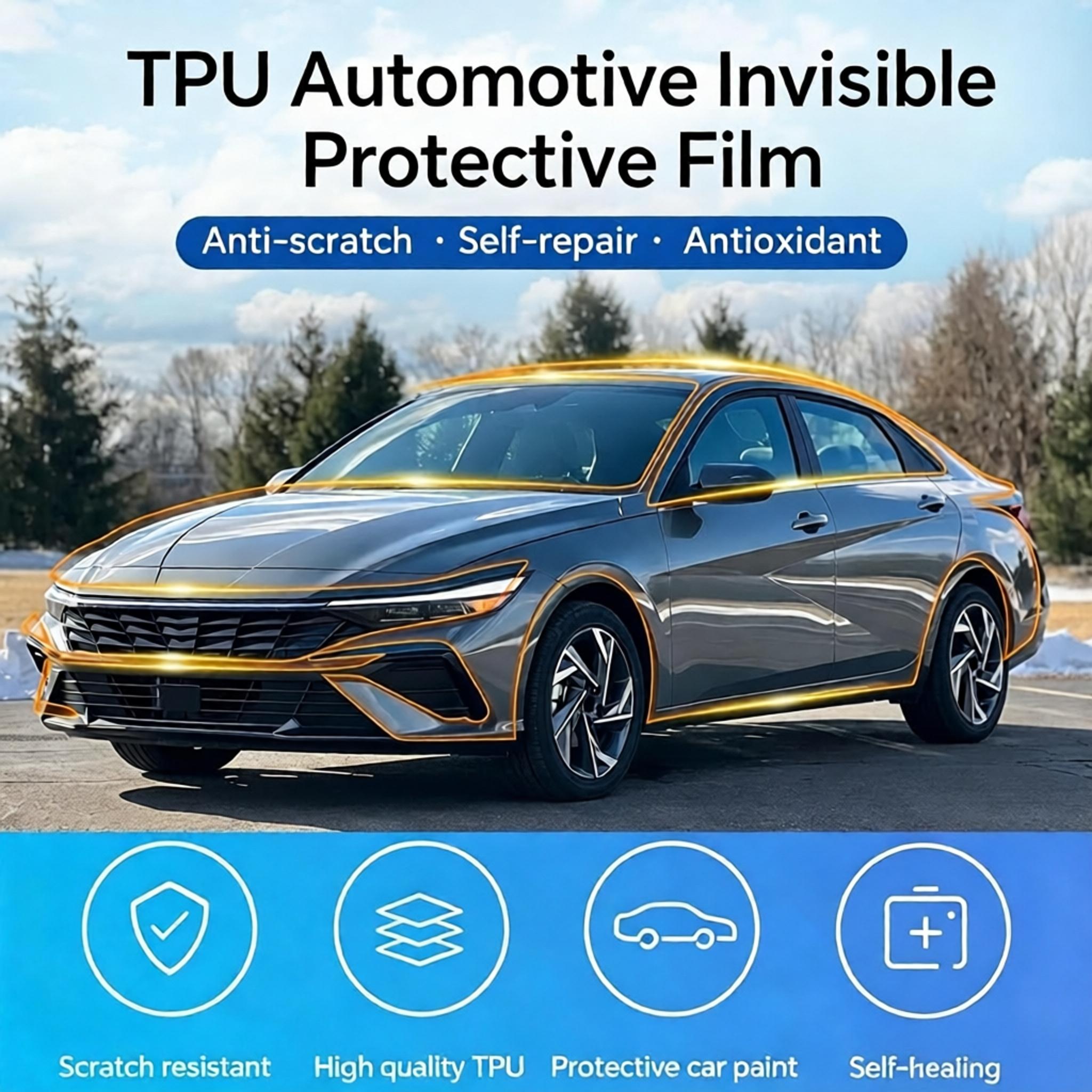 현대 엘란트라 2023-2026용 9mil TPU 범퍼 - Car Paint Protection Film Kit Pre Cut 리뷰 및 가격